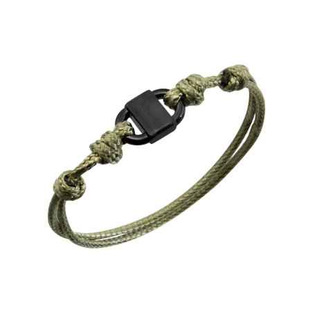 BRACCIALE B LOCK CORDINO VERDE UOMO BREIL  TJ3626 Breil
