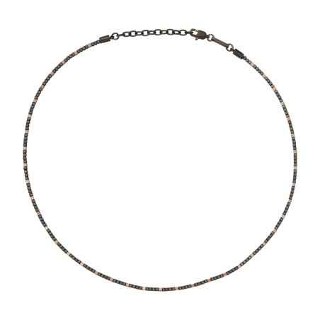 COLLANA B ROCKS ACCIAIO ED EMATITE UOMO BREIL TJ3553 Breil