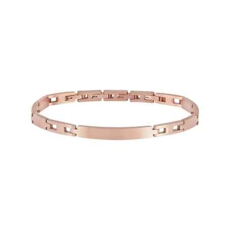 BRACCIALE LANE IN ACCIAIO IP ROSE UOMO BREIL  TJ3427 Breil