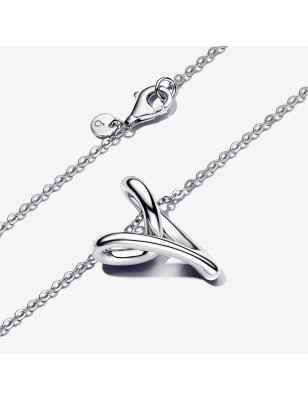 COLLANA CUORE LINEA SINUOSA DONNA PANDORA 