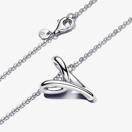 COLLANA CUORE LINEA SINUOSA DONNA PANDORA 
