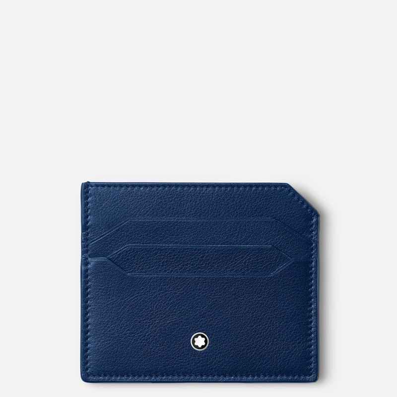 PORTA CARTE DI CREDITO BLU MONTBLANC MEISTERSTUCK PORTA CARTE DI CREDITO BLU MONTBLANC MEISTERSTUCK