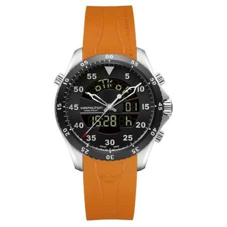 OROLOGIO FLIGHT TIMER UOMO HAMILTON KHAKI AVIATION H64554431 Hamilton