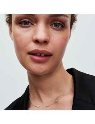 COLLANA CUORI CON TRE PIETRE DONNA PANDORA  393160C01-45 Pandora