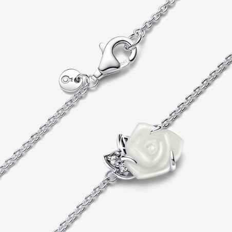 COLLANA ROSA BIANCA DONNA PANDORA 