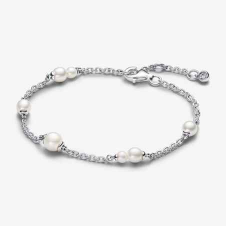 BRACCIALE CATENA PERLE ACQUA DOLCE 18CM DONNA PANDORA  593172C01-18 Pandora