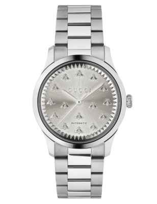 OROLOGIO ARGENTO CON API AUTOMATIC UOMO-DONNA GUCCI G-TIMELESS YA1264190 Gucci