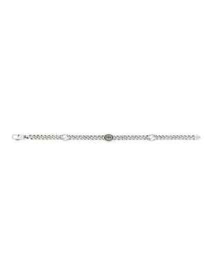 BRACCIALE LOGO GG 18CM UOMO-DONNA GUCCI INTERLOCKING G YBA678660001018 Gucci