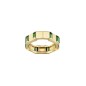 ANELLO ORO GIALLO E TORMALINE VERDI DONNA GUCCI LINK TO LOVE