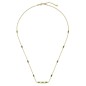 COLLANA ORO GIALLO E TORMALINE VERDI DONNA GUCCI LINK TO LOVE