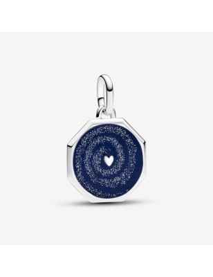 CHARM MEDALLION GALAXY HEART DONNA PANDORA ME 793040C01 Pandora