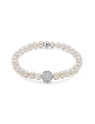 BRACCIALE PERLE BIANCHE ALBERO VITA RODIO DONNA MILUNA  PBR3504-TPZ MILUNA