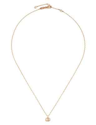 COLLANA ORO ROSA DOPPIA G DONNA GUCCI GG RUNNING YBB68711800100U Gucci