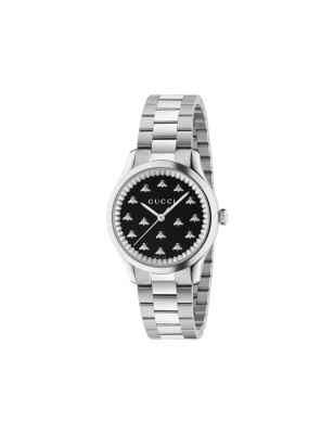 OROLOGIO CON QUADRANTE ONICE NERO DONNA GUCCI G-TIMELESS YA1265034 Gucci