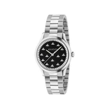 OROLOGIO CON QUADRANTE ONICE NERO DONNA GUCCI G-TIMELESS YA1265034 Gucci