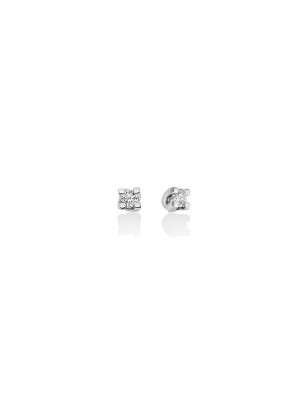 ORECCHINI PUNTO LUCE ORO BIANCO DIAMANTI DONNA MILUNA I DIAMANTI ERD5068-014G7 Miluna