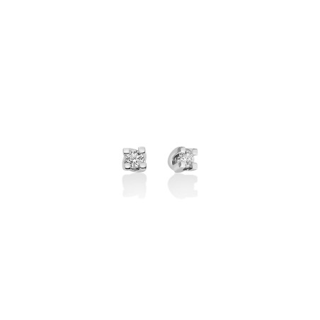 ORECCHINI PUNTO LUCE ORO BIANCO DIAMANTI DONNA MILUNA I DIAMANTI ERD5068-014G7 Miluna