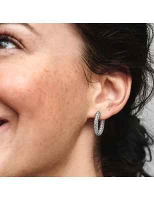 ORECCHINI CERCHI PAVE DONNA PANDORA TIMELESS 292624C01 Pandora