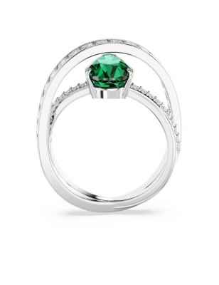 ANELLO HYPERBOLA DOPPIA FASCIA VERDE MIS.52 DONNA SWAROVSKI  5665361 SWAROVSKI