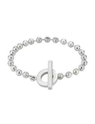 BRACCIALE IN ARGENTO A SFERE 17CM DONNA GUCCI  YBA602707001017 Gucci
