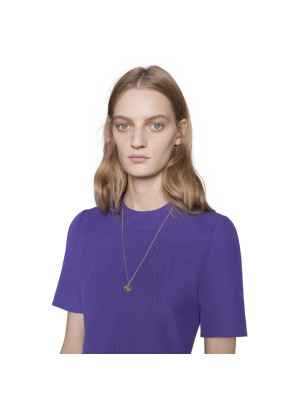 COLLANA IN ORO GIALLO DOPPIA G DONNA GUCCI GG RUNNING YBB50208800100U Gucci