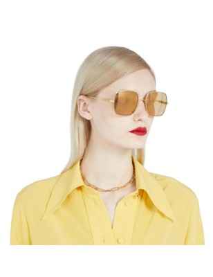 COLLANA IN ORO ROSA DONNA GUCCI LINK TO LOVE YBB74565400100U Gucci