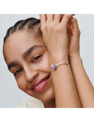 CHARM VETRO OPALE GLITTER VIOLA DONNA PANDORA  791691C05 Pandora