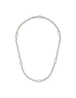 COLLANA A CATENA IN ARGENTO UOMO-DONNA GUCCI INTERLOCKING G YBB75970300100U Gucci