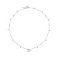 COLLANA IN ORO BIANCO E DIAMANTI DONNA GUCCI INTERLOCKING G