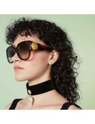 ORECCHINI IN ORO BIANCO E DIAMANTI DONNA GUCCI INTERLOCKING G YBD72940800300U Gucci