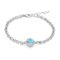 BRACCIALE ARGENTO GEMMA DEL CIELO DONNA MILUNA LE GEMME BRACCIALE ARGENTO GEMMA DEL CIELO DONNA MILUNA LE GEMME