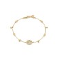 BRACCIALE ORO GIALLO DIAMANTI 0.20 CT DONNA GUCCI INTERLOCKING G BRACCIALE ORO GIALLO DIAMANTI 0.20 CT DONNA GUCCI INTERLOCKING G