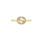 ANELLO IN ORO GIALLO E DIAMANTI DONNA GUCCI INTERLOCKING G