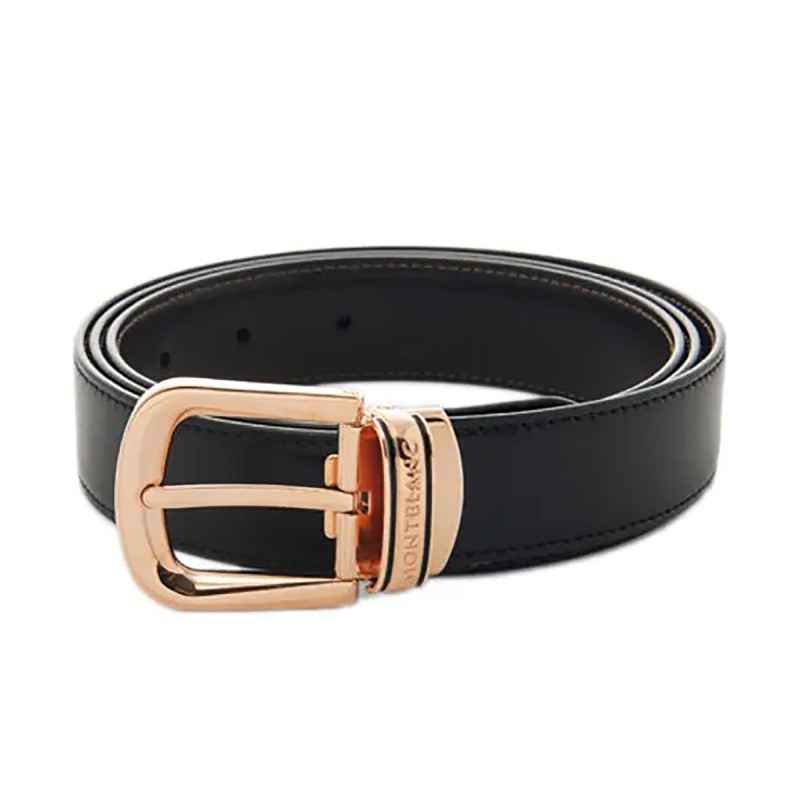 CINTURA REVERSIBILE NERO MARRONE UOMO MONTBLANC 