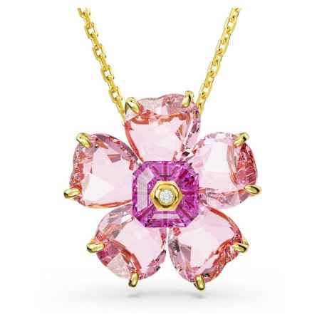 COLLANA FLORERE FIORE ROSA DONNA SWAROVSKI  5650569 Swarovski