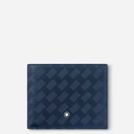 PORTAFOGLIO IN PELLE BLU UOMO MONTBLANC EXTREME 3.0 198063 MONTBLANC