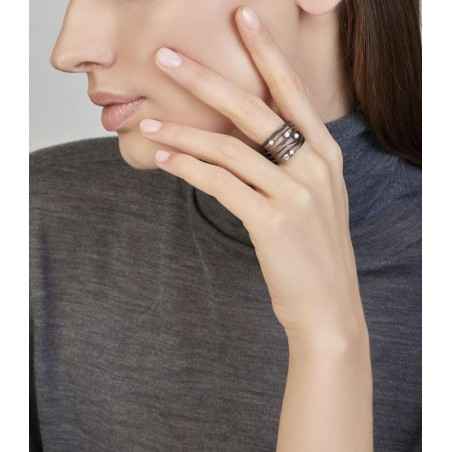 ANELLO ORO ROSA DIAMANTI DONNA ANNAMARIA CAMMILLI DUNE