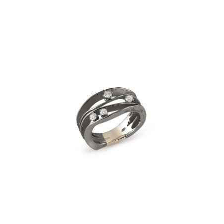 ANELLO ORO NERO DIAMANTI DONNA ANNAMARIA CAMMILLI DUNE GAN0778E Annamaria Cammilli