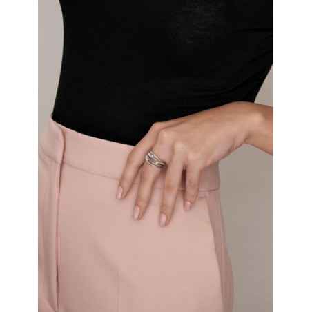 ANELLO ORO NERO DIAMANTI DONNA ANNAMARIA CAMMILLI DUNE