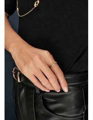 ANELLO ORO BEIGE DIAMANTI DONNA ANNAMARIA CAMMILLI DUNE GAN2662N Annamaria Cammilli