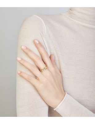 ANELLO ORO BEIGE DIAMANTI DONNA ANNAMARIA CAMMILLI DUNE GAN2662N Annamaria Cammilli