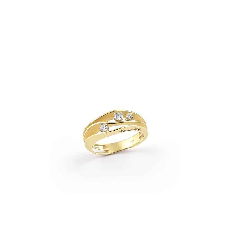 ANELLO ORO GIALLO DIAMANTI DONNA ANNAMARIA CAMMILLI DUNE
