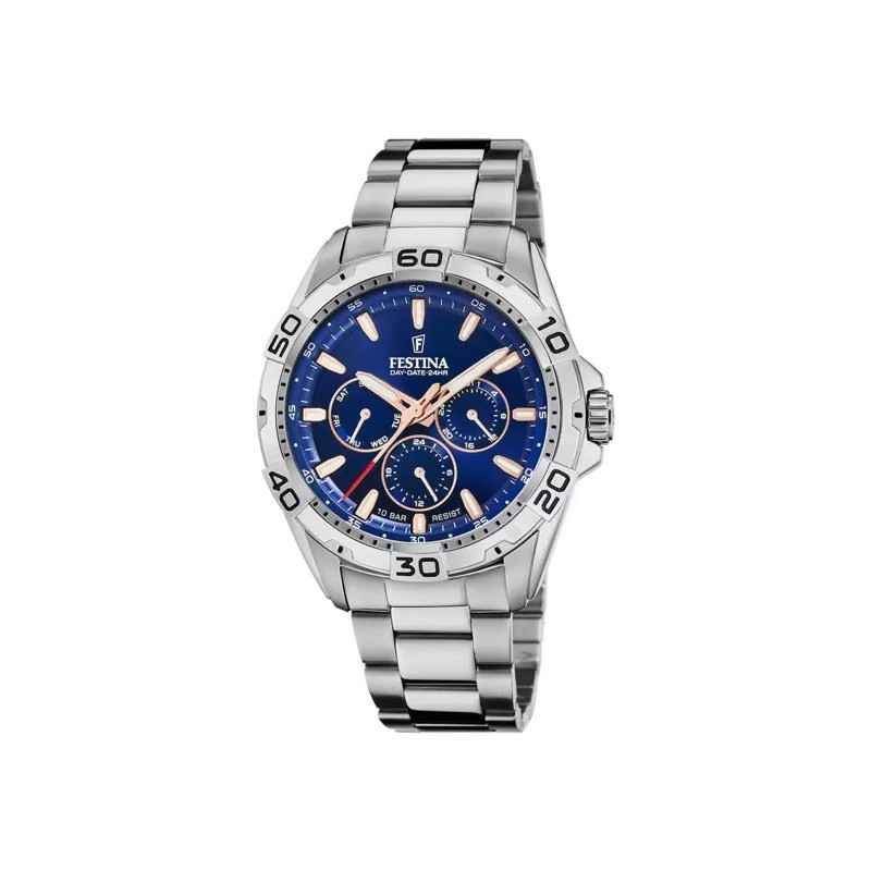 OROLOGIO BLU 44MM DONNA FESTINA MULTIFUNCTION
