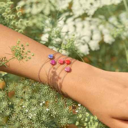 BRACCIALE PEONIA DONNA ROSSOPREZIOSO SEMINO D'AMORE