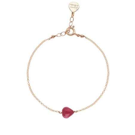 BRACCIALE TOURMALINE ROSA DONNA ROSSOPREZIOSO SEMINO D'AMORE BC 24406 TR ROSSOPREZIOSO