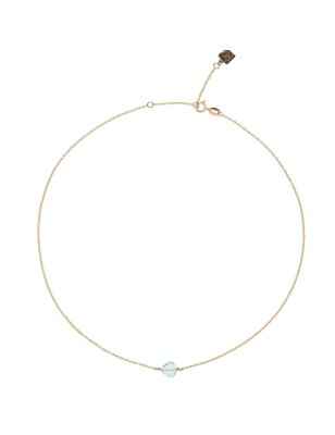 GIROCOLLO ORO STONE TOPAZIO AZZURRO DONNA ROSSOPREZIOSO GC 23493 TA ROSSOPREZIOSO