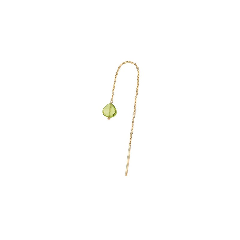 MONORECCHINO ORO STONE PERIDOTO DONNA ROSSOPREZIOSO 