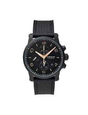 OROLOGIO CRONO NERO AUTOMATICO UOMO MONTBLANC TIMEWALKER 111684 MONTBLANC