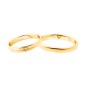 ANELLO FEDE NUZIALE IN ORO GIALLO E DIAMANTE DONNA POLELLO ANELLO FEDE NUZIALE IN ORO GIALLO E DIAMANTE DONNA POLELLO