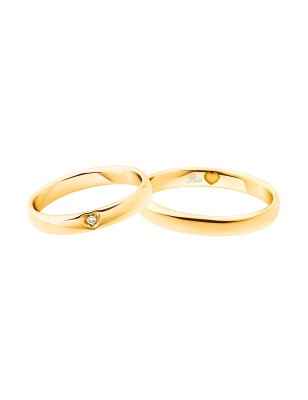 ANELLO FEDE NUZIALE IN ORO GIALLO UOMO-DONNA POLELLO  3120UG POLELLO